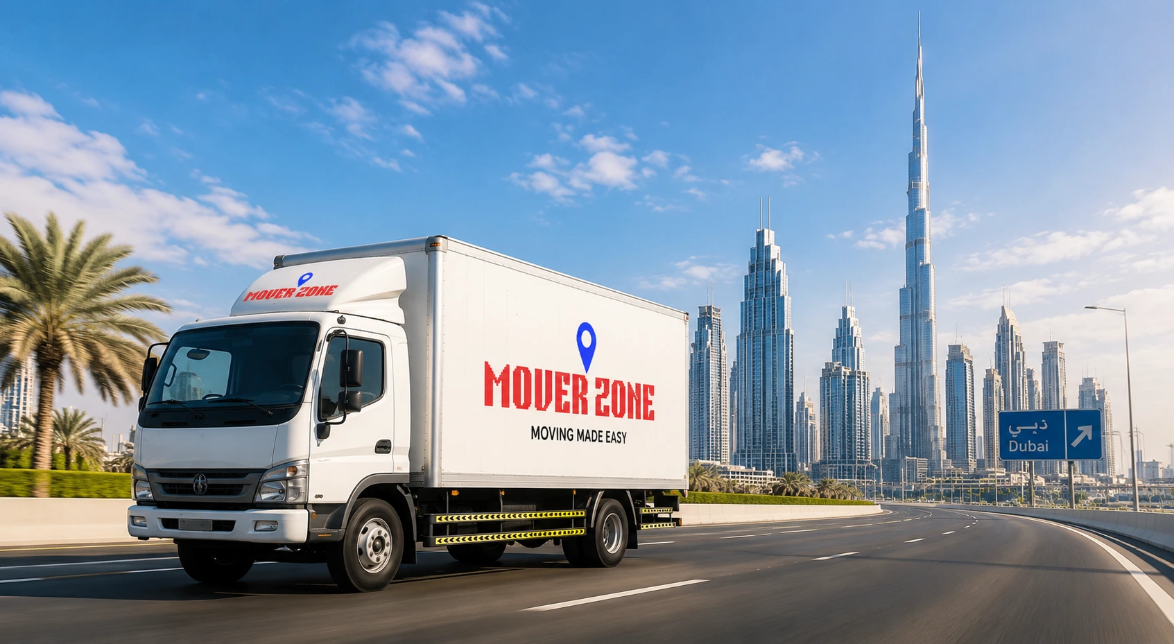 Mover Zone UAE Premium Moving Truck and Crew in Dubai